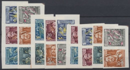 DDR, Michel Nr. 485-490 B Zd - Kombi, Postfrisch - Zusammendrucke