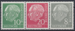 Deutschland (BRD), Michel Nr. W 22 Y II, Postfrisch (371001) - Zusammendrucke