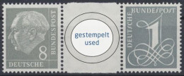 Deutschland (BRD), Michel Nr. WZ 15 B X, Gestempelt (370882) - Zusammendrucke