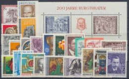 Österreich, MiNr. 1506-1539, Jahrgang 1976, Postfrisch - Annate Complete