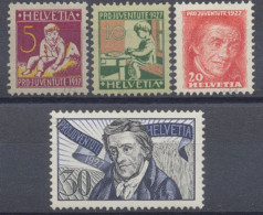 Schweiz, MiNr. 222-225, Postfrisch - Unused Stamps