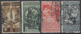 Italien, Michel Nr. 100-103, Gestempelt - Zonder Classificatie