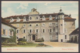 Baden - Baden, Neues Schloss, Reliefkarte - Schlösser