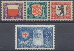 Schweiz, MiNr. 229-232, Postfrisch - Ungebraucht