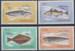 Färöer, MiNr. 86-89, Postfrisch - Färöer Inseln