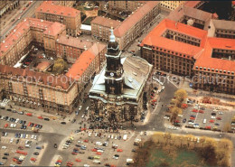 72354656 Dresden Kreuzkirche Fliegeraufnahme Dresden - Dresden