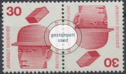 Deutschland (BRD), Michel Nr. K 11, Gestempelt (371392) - Se-Tenant