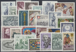 Österreich, MiNr. 1231-1255, Jahrgang 1967, Postfrisch - Volledige Jaargang