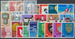 Schweiz, MiNr. 1146-1168, Jahrgang 1979, Postfrisch - Other & Unclassified