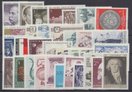 Österreich, MiNr. 1320-1352, Jahrgang 1970, Postfrisch - Volledige Jaargang