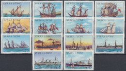 Sierra Leone, MiNr. 766-779 I, Postfrisch - Sierra Leone (1961-...)