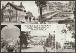 Oberweißbach, HO-Gaststätte, Rudolstädter Straße, Bergbahn, Übersicht, Fröbelturm - Sonstige & Ohne Zuordnung