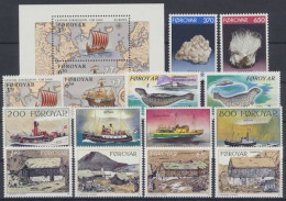 Färöer, MiNr. 227-242, Jahrgang 1992, Postfrisch - Färöer Inseln