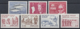 Grönland, MiNr. 140-146, Jahrgang 1983, Postfrisch - Volledige Jaargang