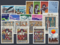 Liechtenstein, MiNr. 723-740, Jahrgang 1979, Postfrisch - Annate Complete