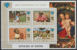 Burundi, MiNr. Block 109 A, Postfrisch - Andere & Zonder Classificatie