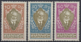 Liechtenstein, Michel Nr. 82,84,85, Ungebraucht - Neufs