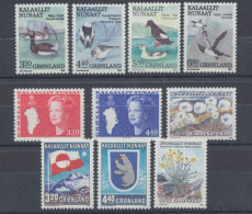 Grönland, MiNr. 189-198, Jahrgang 1989, Postfrisch - Volledige Jaargang