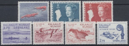 Grönland, MiNr. 133-139, Jahrgang 1982, Postfrisch - Komplette Jahrgänge