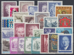 Österreich, MiNr. 1410-1436, Jahrgang 1973, Postfrisch - Full Years