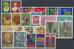 Liechtenstein, MiNr. 741-763, Jahrgang 1980, Postfrisch - Annate Complete
