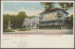 Pyrmont, Bad, Kaiserplatz Mit Kriegerdenkmal - Sonstige & Ohne Zuordnung