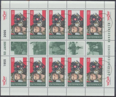 Österreich, MiNr. 2503 Kleinbogen, Gestempelt - Unused Stamps