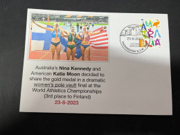 31-5-2024 (6 Z 37) Australian Nina Kennedy & American Katie Moon Share The Atheletic Gold Medal (23-8-2023) - Atletiek