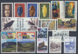 Färöer, MiNr. 272-290, Jahrgang 1995, Postfrisch - Faroe Islands