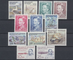 Grönland, MiNr. 199-210, Jahrgang 1990, Postfrisch - Annate Complete