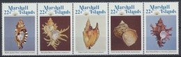 Marshall-Inseln, Fische / Meerestiere, MiNr. 35-39 ZD, Postfrisch - Marshall Islands