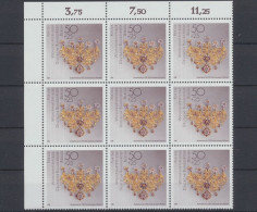 Berlin, Michel Nr. 818, 9er Bogenteil, Postfrisch - Unused Stamps