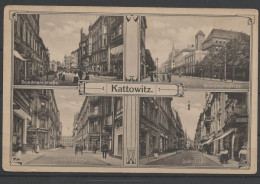 Kattowitz, Grundmannstraße, Querstraße, Direktionsstraße - Schlesien