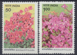 Indien, Blumen, MiNr. 1022-1023, Postfrisch - Sonstige & Ohne Zuordnung