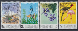 Singapur, Fische / Meerestiere, MiNr. 112-115, Postfrisch - Singapore (1959-...)