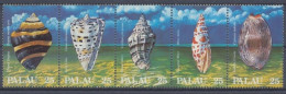 Palau, Fische / Meerestiere, MiNr. 230-234 Zd, Postfrisch - Palau