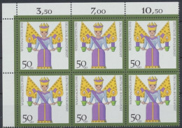 Deutschland (BRD), Michel Nr. 1484 6er Bogenteil, Postfrisch - Unused Stamps