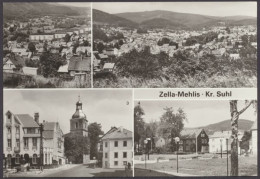 Zella - Mehlis, Kreis Suhl, Teilansichten, Markt, Beethovenstraße - Other & Unclassified