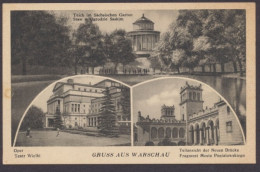 Warschau, Sächsischer Garten, Oper, Neue Brücke - Poland
