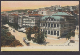Algier / Alger, Le Theatre Et La Casbah - Non Classés