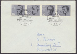 Deutschland (BRD), Michel Nr. 431-438, 2 Briefe - Cartas & Documentos