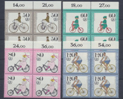 Berlin, Michel Nr. 735-738, Viererblöcke, Postfrisch - Unused Stamps