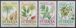 St. Lucia, Michel Nr. 963-966 I, Postfrisch - St.Lucia (1979-...)