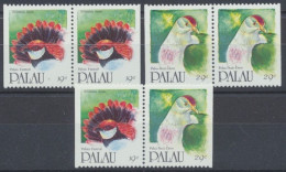 Palau, MiNr. 428+430, 3 Zd's Aus Heftchen, Postfrisch - Palau