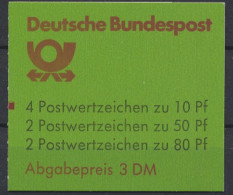 Deutschland (BRD), Michel Nr. MH 24 I K2 MZ, Postfrisch - Sonstige & Ohne Zuordnung