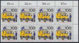 Berlin, Michel Nr. 878, 8er Bogenteil, Postfrisch - Unused Stamps