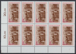 Deutschland (BRD), Michel Nr. 1521, 10er Bogenteil, Postfrisch - Unused Stamps