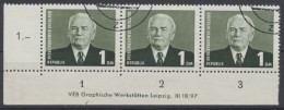 DDR, Michel Nr. 342 DZ, Gestempelt - Autres & Non Classés