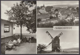 Sargstedt Kr. Halberstadt, Waldgaststätte Sargerstedter Warte, Blick Vom Holzberg, Alte Mühle - Other & Unclassified