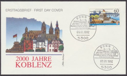 Deutschland (BRD), MiNr. 1583 X, ESST Bonn, FDC - Sonstige & Ohne Zuordnung